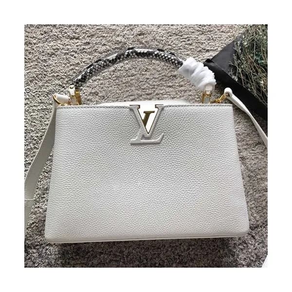 Louis Vuitton Capucines Tote Shoulder Bag,27/31cm … - 1