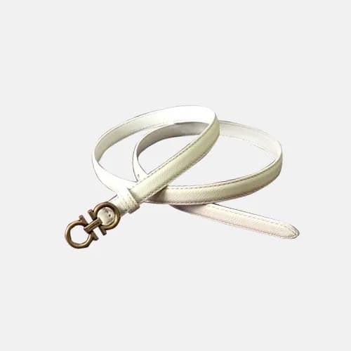 Salvatore Ferragamo 2019 Ladies Gancini Leather Be… - 1