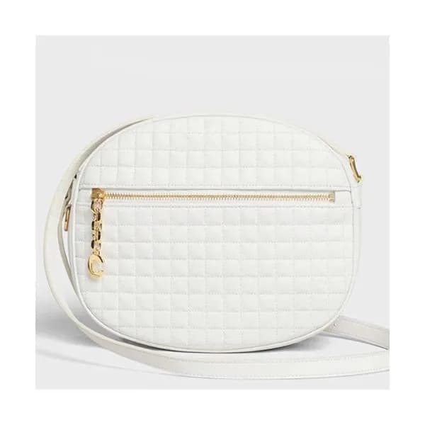 Celine 2019 Leather C Medium Shoulder Bag,24.5CM -… - 1