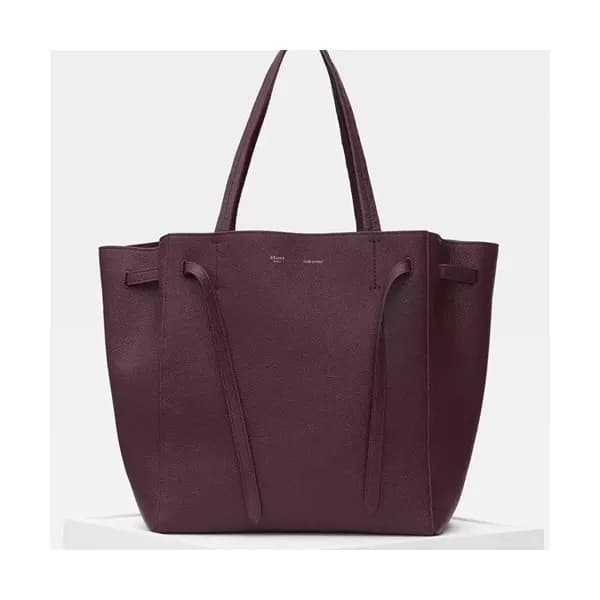 Celine Leather Tote Shoulder Shopper Bag,30CM - 셀린… - 1