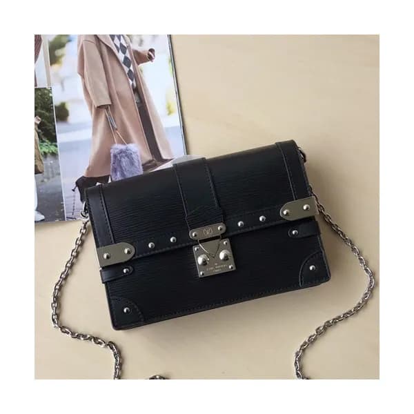 Louis Vuitton 2019 Epi Chain Shoulder Cross Bag,19… - 1