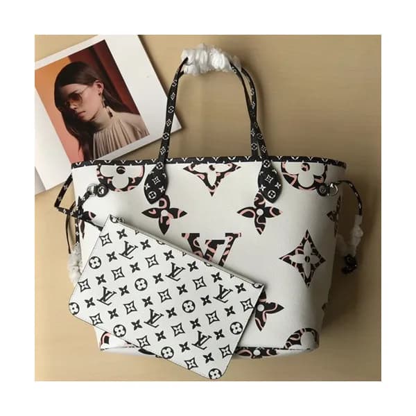 Louis Vuitton 2019 Never Full Tote Shoulder Shoppe… - 1