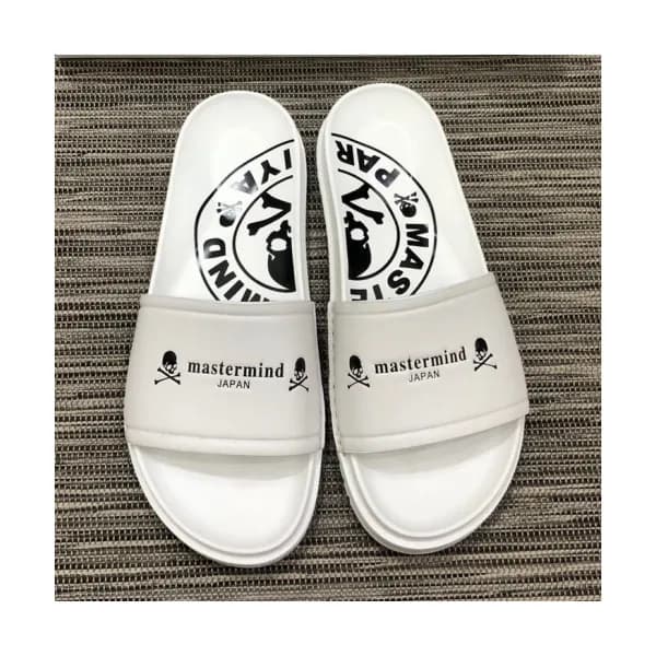 Mastermind 2019 Mens Skull Logo Leather Slipper - … - 1