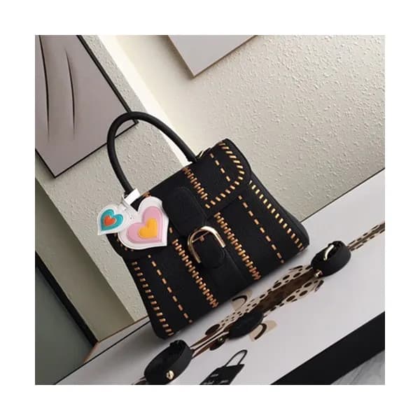 Delvaux 2019 Leather Tote Shoulder Bag,28 CM - 델보 … - 1