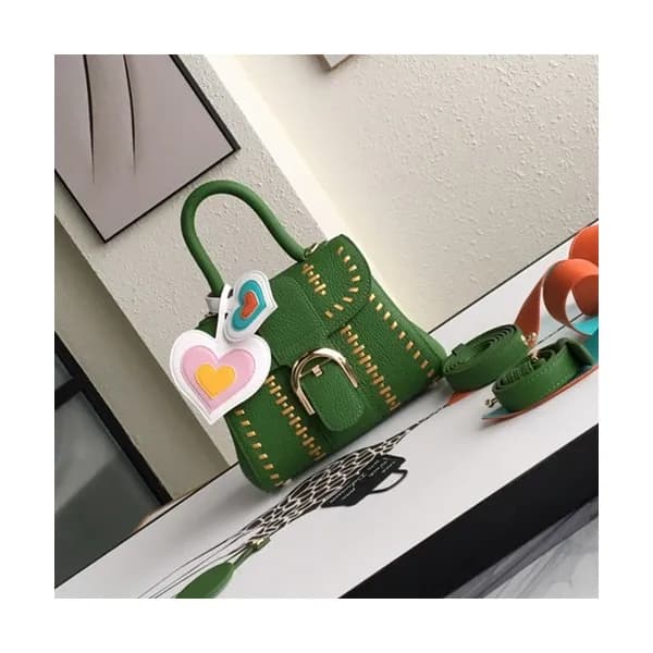 Delvaux 2019 Leather Tote Shoulder Bag,20CM - 델보 2… - 1