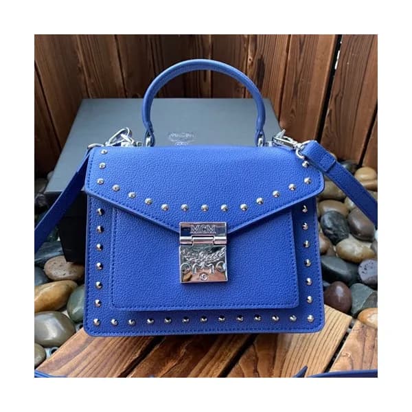 MCM Patricia Leather Tote Shoulder Bag,21cm - 엠씨엠 … - 1