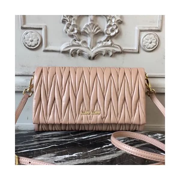MiuMiu 2019 Matelasse Shoulder Cross Bag,21.5cm … - 1