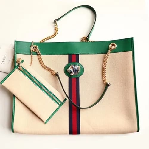 Gucci 2019 Tiger Head Large Women Tote Shoulder Sh… - 1