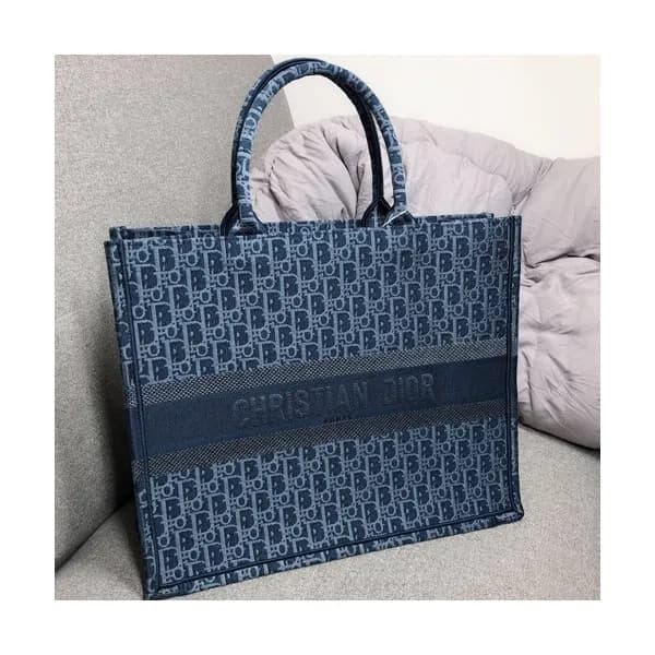 Dior 2019 Women Canvas Book Tote Shopper Bag ,41.5… - 1