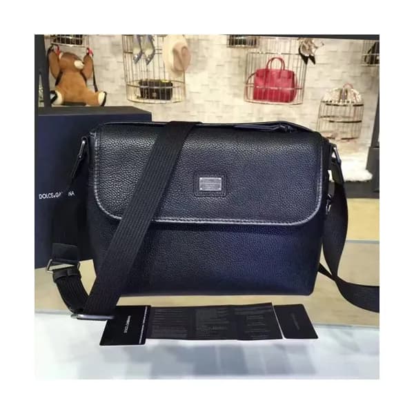 Dolce&Gabbana 2019 Leather Messenger Shoudler Bag … - 1