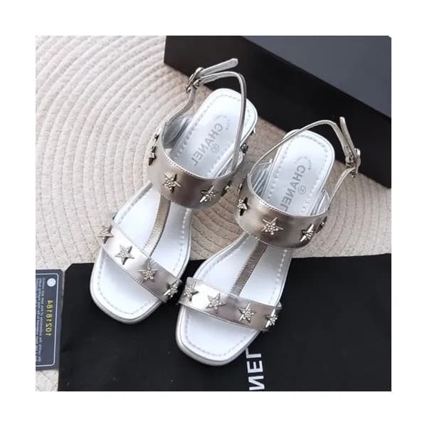 Chanel 2019 Ladies Leather Sandal - 샤넬 2019 여성용 레더… - 1