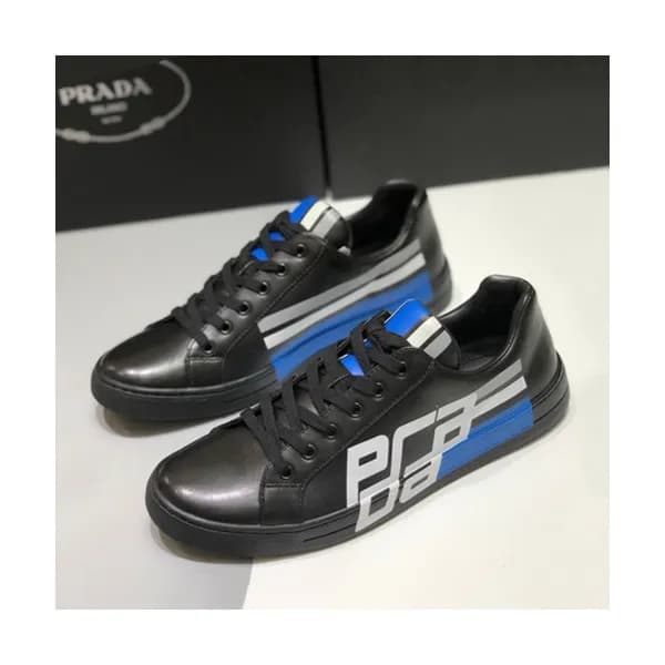 Prada 2019 Mens Leather Sneakers - 프라다 2019 남성용 레더… - 1