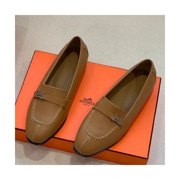 Hermes 2019 Ladies Leather Loafer- 에르메스 2019 여성용 레… - 1