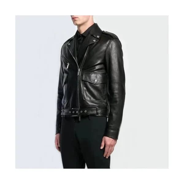 Dsquared2 Mens Leather Jacket - 디스퀘어드2 남성 가죽 자켓 - … - 1