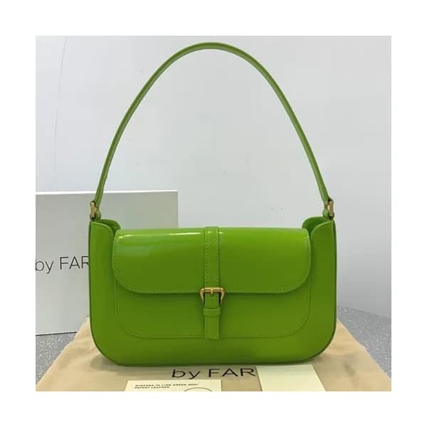 By Far 2019 Leather Tote Shoulder Bag,26cm - 바이 파 … - 1