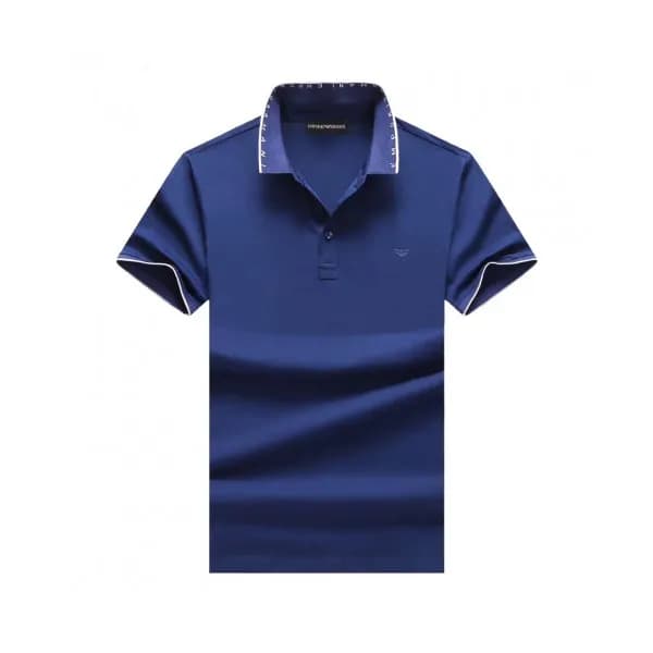Armani 2019 Mens Logo Cotton Short Sleeved Tshirt-… - 1