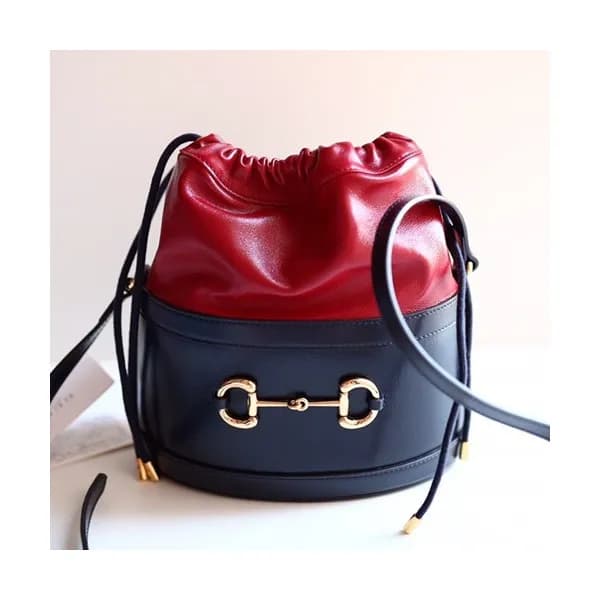 Gucci 2019 1955 Horsebit Leather Bucket Shoulder B… - 1