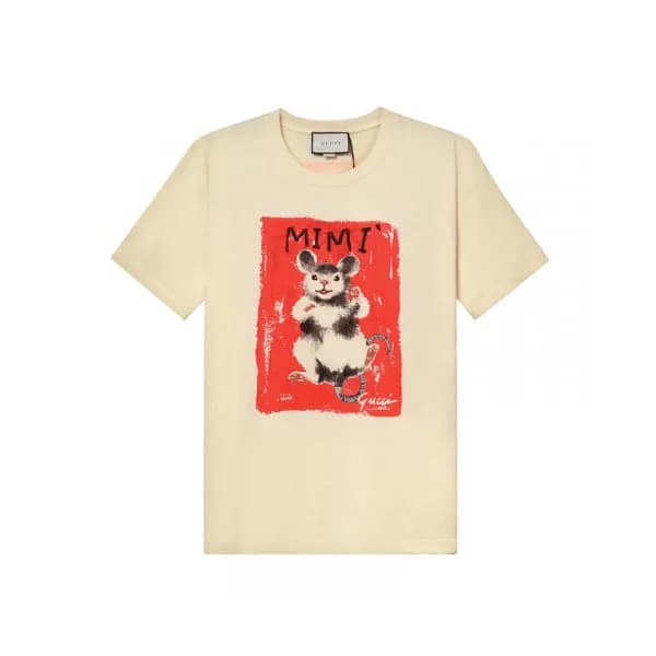 [매장판]Gucci 2019 Mm/Wm Logo Cotton Short Sleeved Ts… - 1