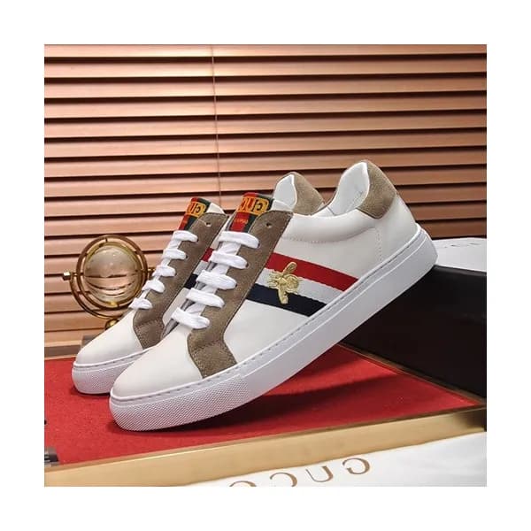 Gucci 2019 Mens Leather Sneakers - 구찌 2019 남성용 레더 … - 1