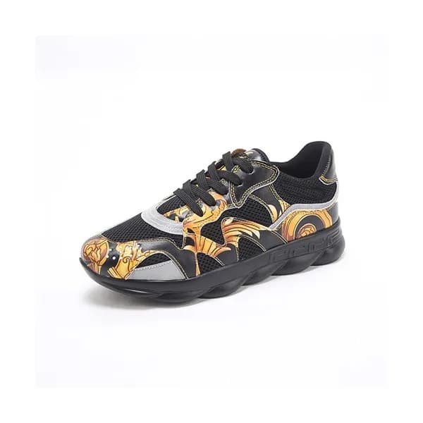 Versace 2020 Mens Leather Sneakers - 베르사체 2020 남성용… - 1
