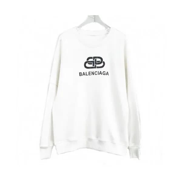 [발렌시아가]Balenciaga 2020 Mens Logo Crew-neck Cotton … - 1
