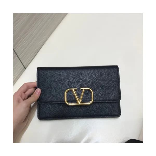 Valentino 2020 Leather Clutch Bag,21.5CM - 발렌티노 20… - 1