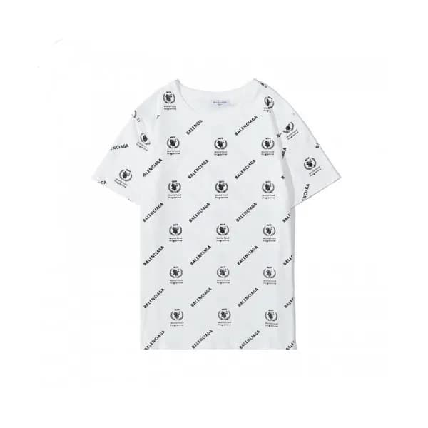 [발렌시아가]Balenciaga 2020 Mm/Wm Logo Cotton Short Sle… - 1