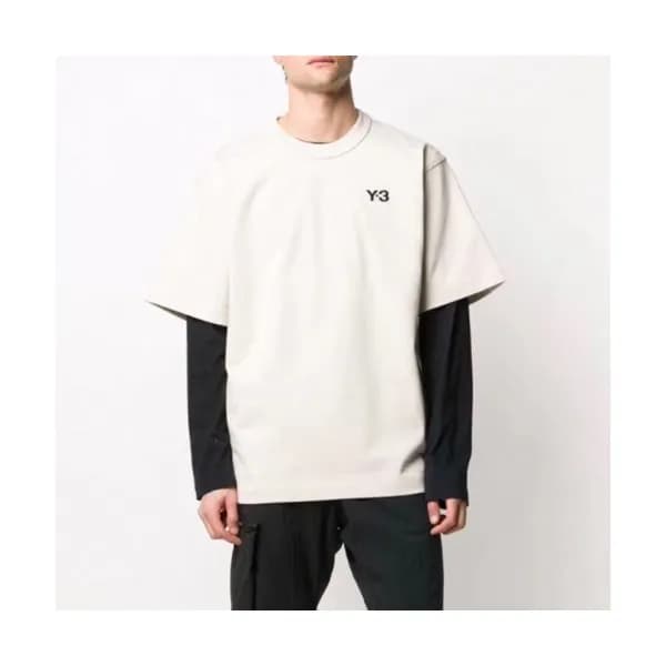 [요지야마모토]Y-3 2020 Mens Logo Basic Cotton Short Slee… - 1