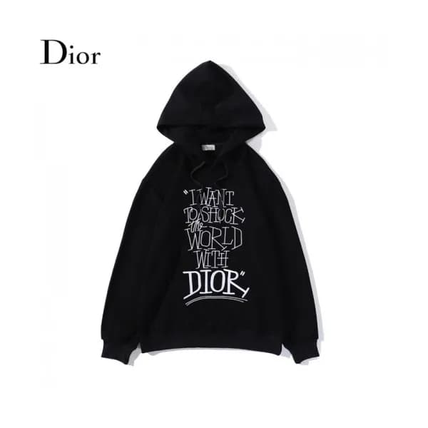 Dior 2020 Mm/Wm Logo Casual Cotton Hoodie - 디올 20… - 1