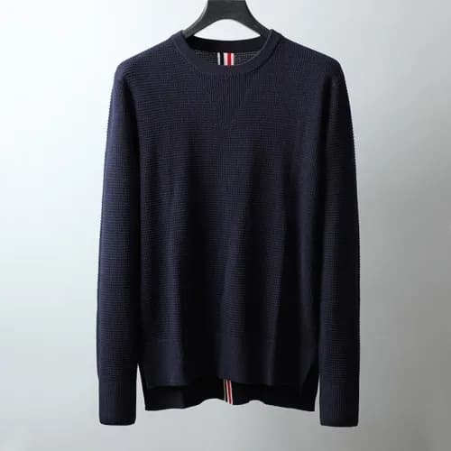[톰브라운]Thom Browne 2020 Mens Strap Crew-neck Wool S… - 1