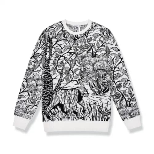 Dior 2020 Mens Retro Logo Crew-neck Sweaters - 디올 … - 1