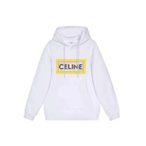 Celine Mm/Wm Logo Cotton Hoodie - 셀린느 2020 남/녀 로고 … - 1