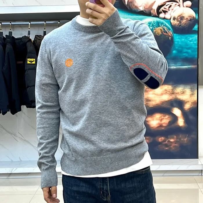 [에르메스]Hermes 2025 Mens Crew-neck Wool Sweater - 에르… - 1