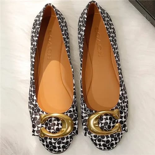 Coach 2021 Women's Leather Flat - 코치 2021 여성용 …