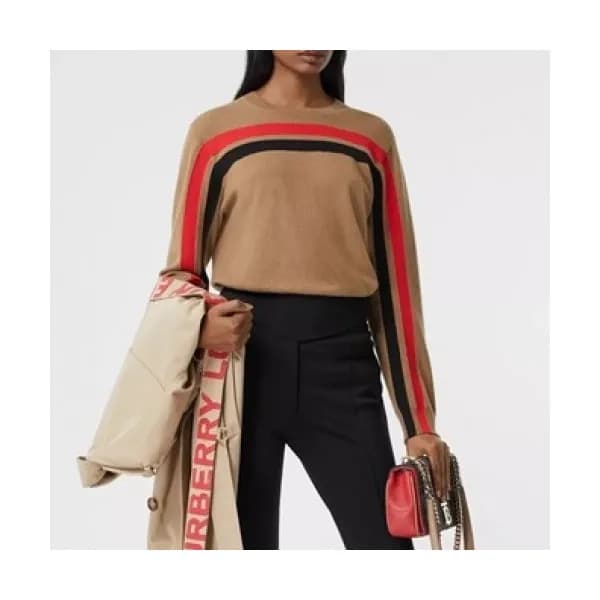 Burberry 2021 Womens Vintage Crew-neck Sweaters - … - 1