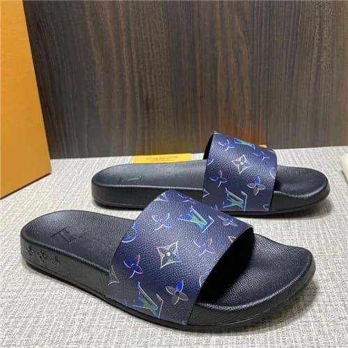 Louis Vuitton 2021 Men's Leather Slipper - 루이비… - 1