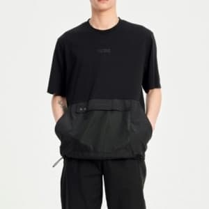 Shellac Mens Black Tshirts - 셸락 2021 남성 캐쥬얼 반팔티 Sh…