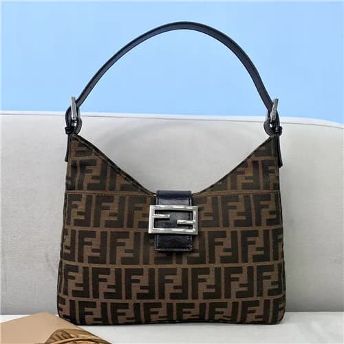 [펜디]Fendi 2021 Women's Fabric Hobo Bag,29cm - … - 1