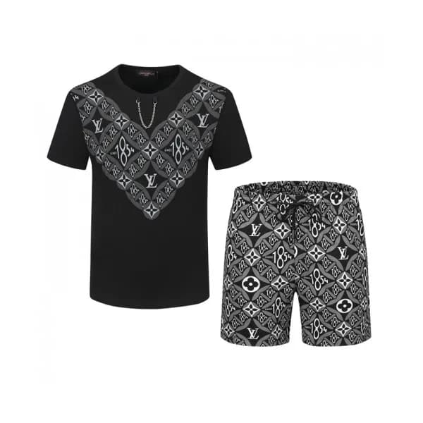 Louis vuitton 2021 Mens Casual Logo Training Short… - 1
