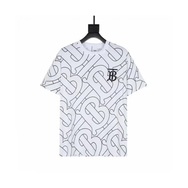 Burberry Mens Logo Cotton Short Sleeved Tshirts W… - 1