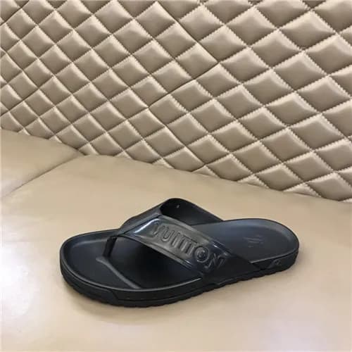 Louis Vuitton 2021 Men's Leather Slipper,LOUS2… - 1