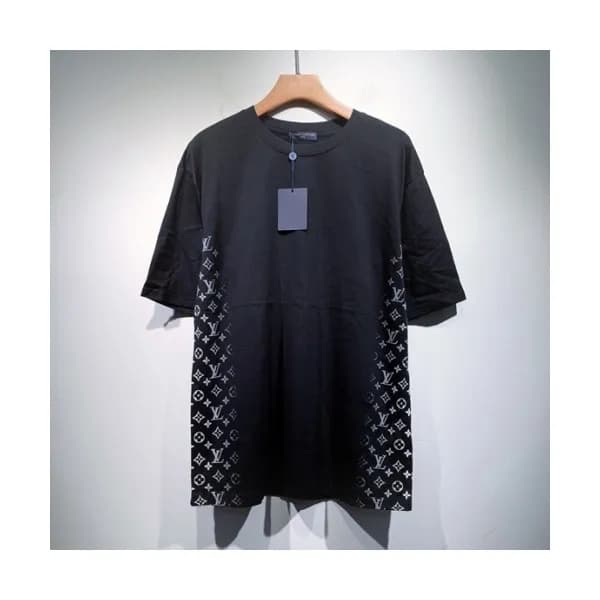 Louis vuitton Mm/Wm Logo Short Sleeved Tshirts Bl… - 1