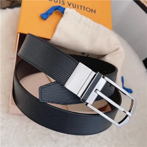 Louis Vuitton 2021 Men's Leather Belt,3.5cm,LO… - 1
