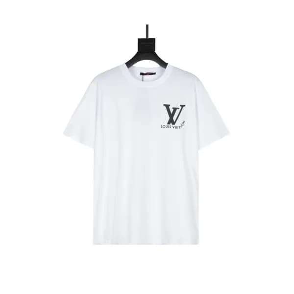 Louis vuitton Mm/Wm Logo Short Sleeved Tshirts Wh… - 1