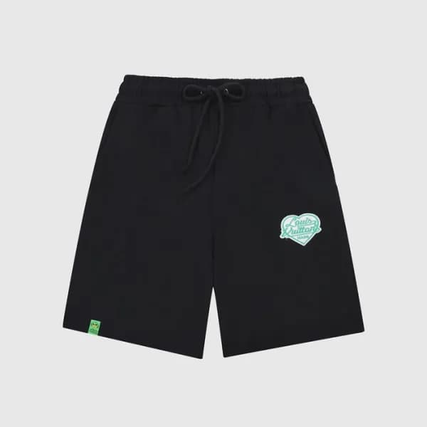 루이비통 남성 블랙 반바지 - Mens Black Half-pants - lou04075x - 1