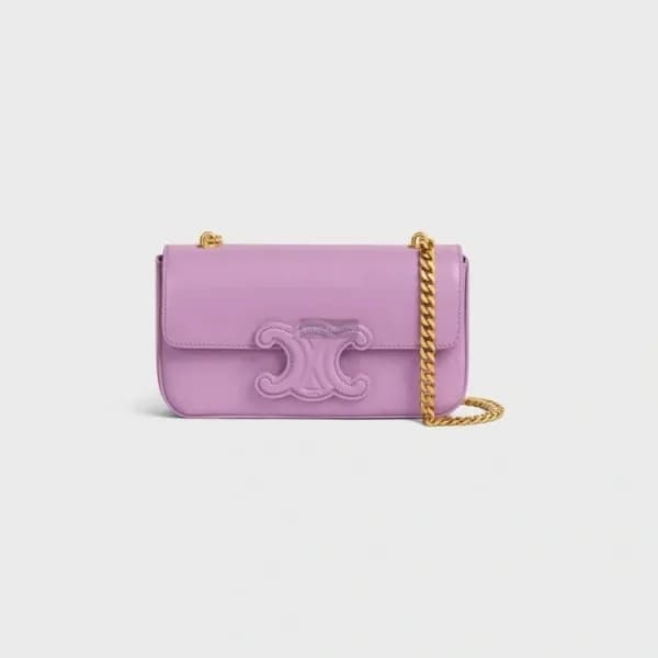 셀린느 여성 트리오페 퍼플 숄더백 - Womens Purple Shoulder Bag - … - 1
