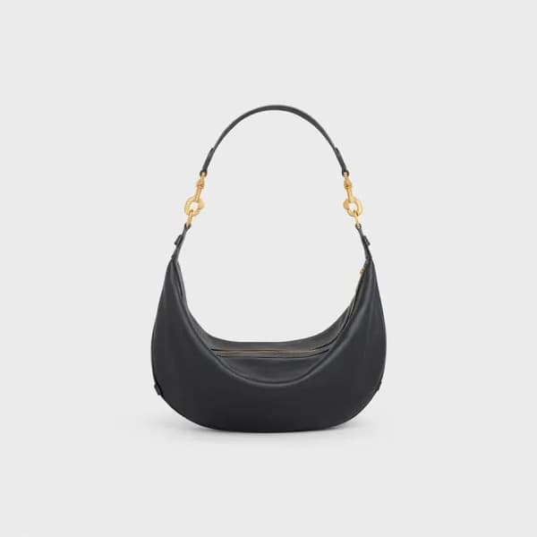 셀린느 여성 로고 블랙 호보백 - Womens Black Hobo Bag - cel0400… - 1
