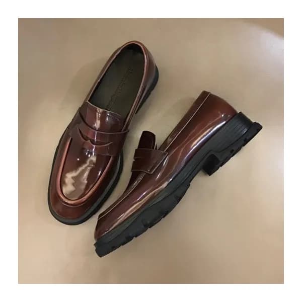 알렌산더 맥퀸 남성 브라운 로퍼 - Mens Brown Loafer - alx0201x - 1