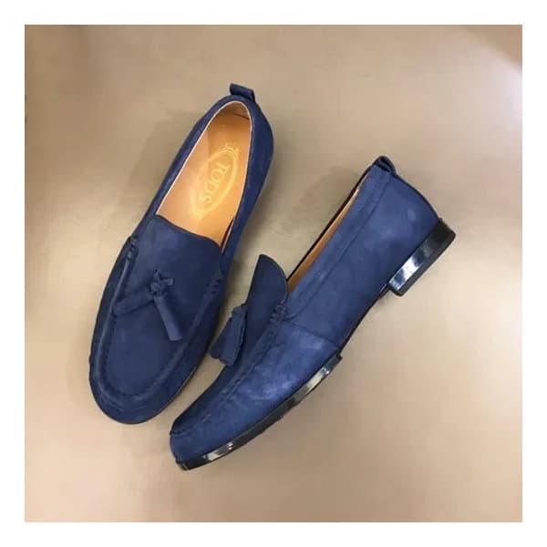 토즈 남성 네이비 테슬 로퍼 - Mens Navy Loafer - toz0281x - 1