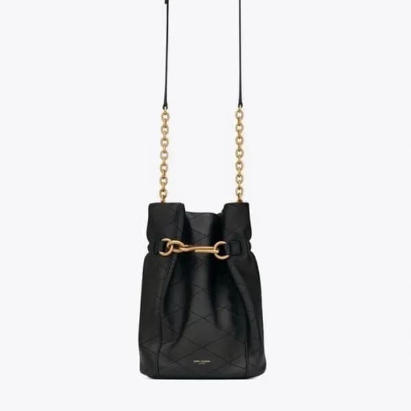 입생로랑 여성 블랙 버킷백 - Saint Laurent Womens Black Bucket… - 1